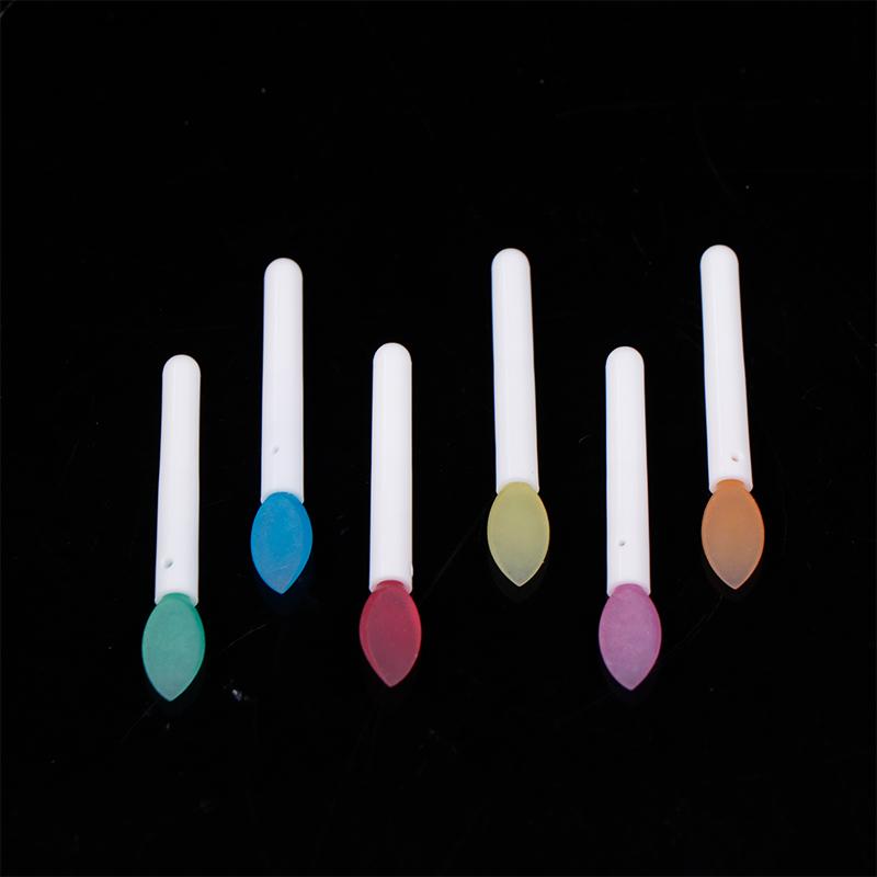 5Pcs Soft Silicone Lipstick Brush Lip Stick Applicator Portable Clean Microbrush Lipgloss Beauty Tool