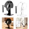 Desktop Headphone Stand Acrylic AntiSlip Premium, Durability, Practical, Professional Easy to