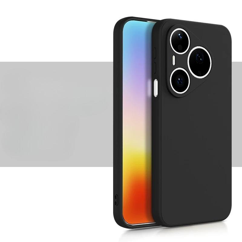Liquid Silicone Matte TPU Phone Case For Pura 90 Pro Max Candy Color Camera Lens Protection Cover For Huawei Pura 90 Pro Max