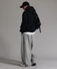 LIKE THE MOST Two-Tuck Longside Overpants_Gray