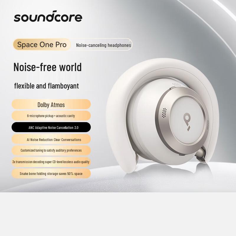 SoundCore Space One Series Active Noise Cancelling Bluetooth Headphones
