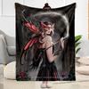 Gothic Style Blanket Soft Warm Cozy Perfect for Chair Bedding Livingroom for All Seasons Playful Design Gift for Travel Home Birthdays