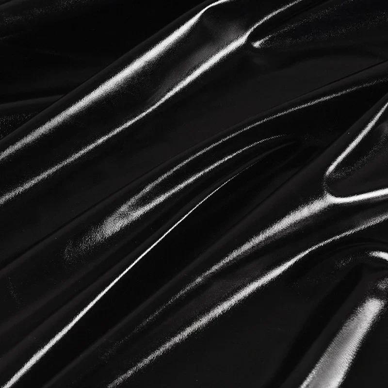 

100x150 см Высокоэластичная Глянцевая Спандекс Стрейч Бронзовая Ткань Для Свадебного Украшения Сценические Ткани Для Одежды 100x150cm