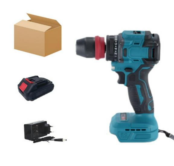 High-Power Handheld Brushless Electric Drill with Detachable Design and Wireless Lithium Battery