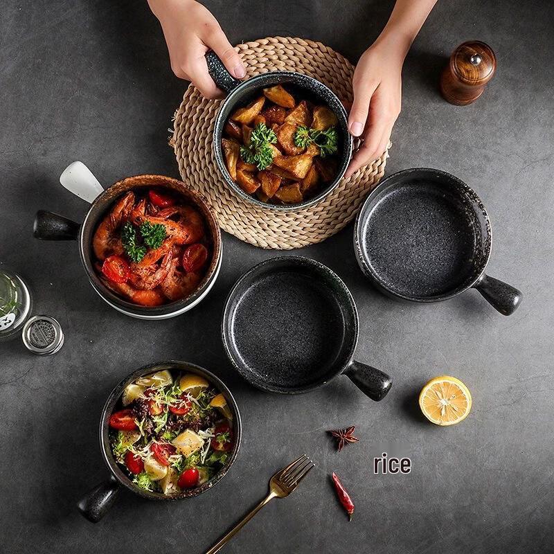 Japanese Ceramic Handle Bowl