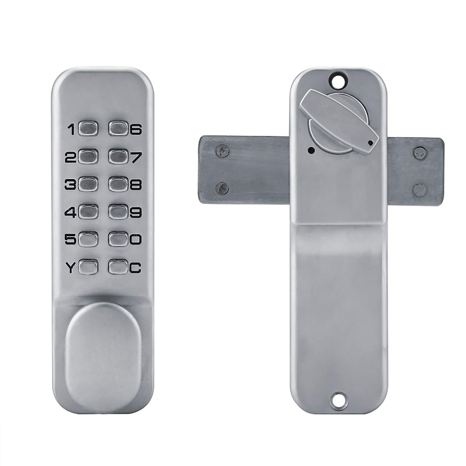 Digital Door Lock, Digital Electronic Lock, Code-Operated Cabinet Lock, 1-11 Digit Password Combination Lock, Anti-Theft Locker, Warehouse Locker, Zin