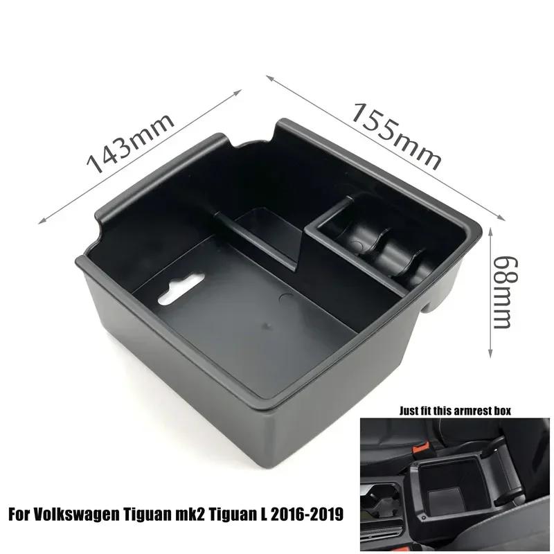Car Accessories Armrest Storage Box For Volkswagen Golf 7 MK7 Golf 6 MK6 Scirocco Touran PASSAT Teramont Tiguan Touareg Sharan