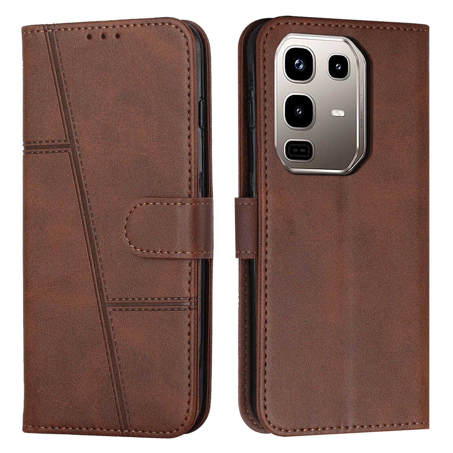 

For Infinix Note 50s 5G Case Leather Stand Protective Phone Cover B