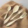 Nagao Enamel Dinner Cutlery Set Made in Japan Tsubame-Sanjo (4 pieces), Ivory,