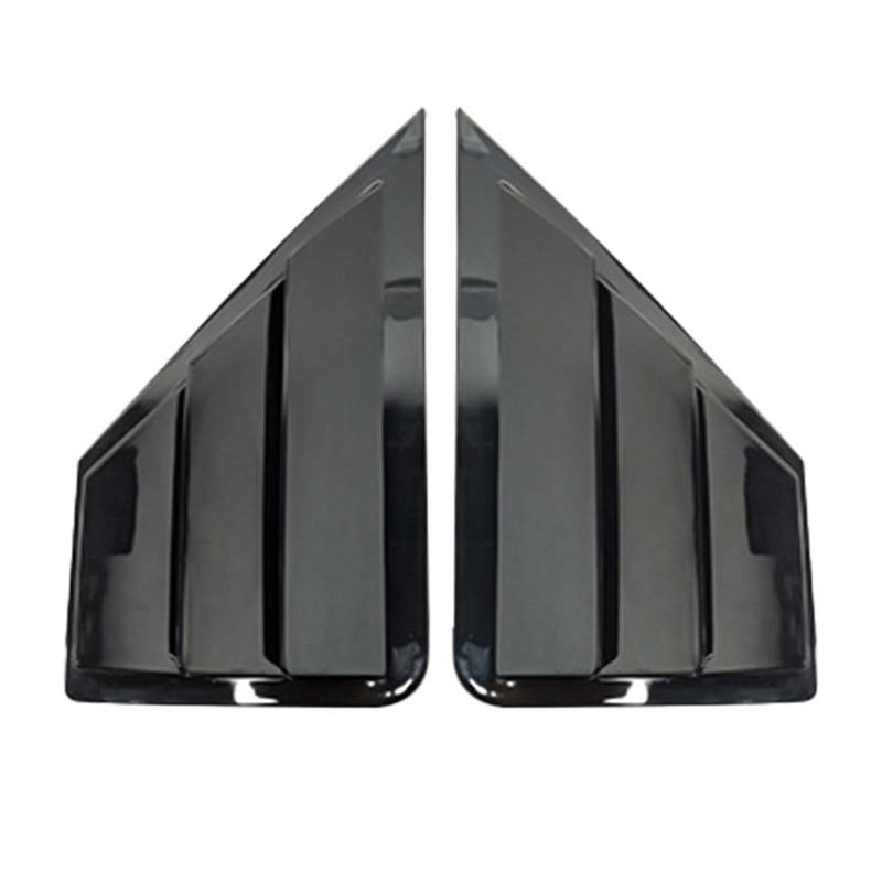 For Toyota C-HR CHR 2016-2025 Car Rear Louver Window Side Shutter Cover Trim Sticker Vent Scoop ABS Carbon Fiber Accessories