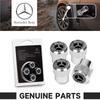 4pcs/set Wheel Tire Car Stickers Valve Stem Cap Dust Cover For Mercedes-Benz C-Class W202 W203 W204 E-Class W221 Accessories