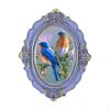 Oval Vintage Photo Hanging or Tabletop Display Desk Home Decor Card Holder for Festival