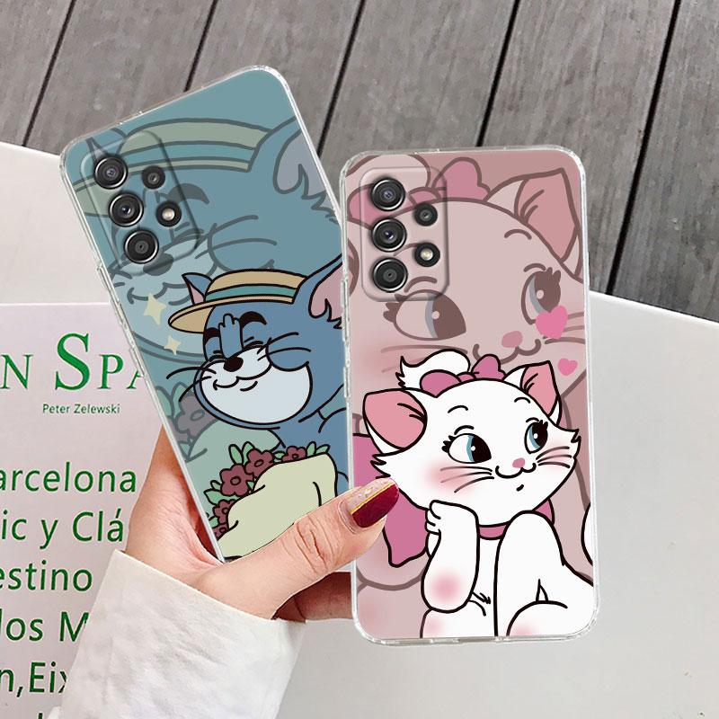 Disney Cartoon Clear Case For Samsung Galaxy A57 A37 A56 A36 Cases A55 A54 A35 A26 A07 A17 A16 A06 A34 A15 Soft Shockproof Cover