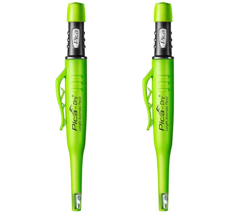 

Pica Маркер Архитектурный Механический Круглый Грифель Черный 2B Набор из 2 Карандаш, 2,8 мм, 3030, чёрный