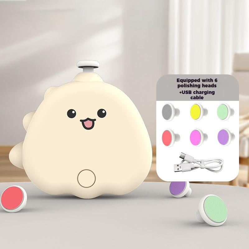 

Cute Dinosaur Electric Nail Grinder, Electric Nail Polish Remover for Babies, Anti Scratch, Portable Nail Clipper, Nail Trimming