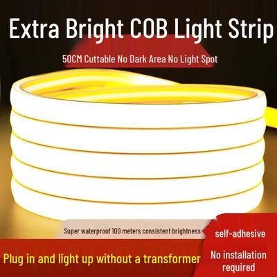 LED Outdoor Wasserdicht 220V COB Lichtband - Superhell, Flexible Lineare Beleuchtung