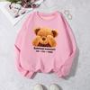 Women's Autumn/Winter Plus Velvet Round Neck Letter Print Sweater