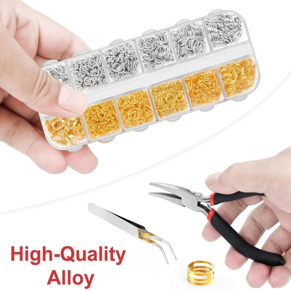 Chain Closure Jewelry Findings Set 12 Grids Jewelry Accessories Set  Beading Supplies