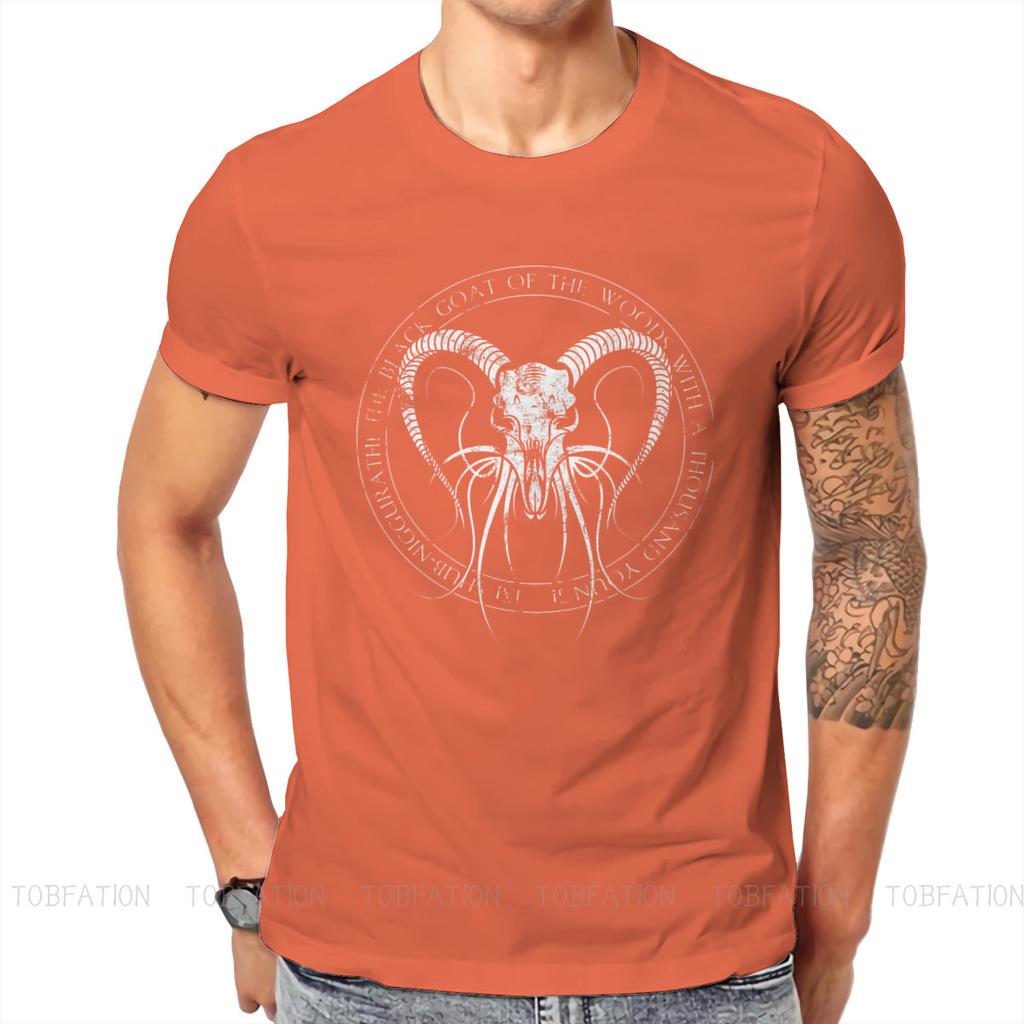 Cthulhu Mythos Shubniggurath Siegel T-Shirt Klassisch Grafik Unisex Kleidung Oberteile Übergröße Baumwolle Rundhals T-Shirt