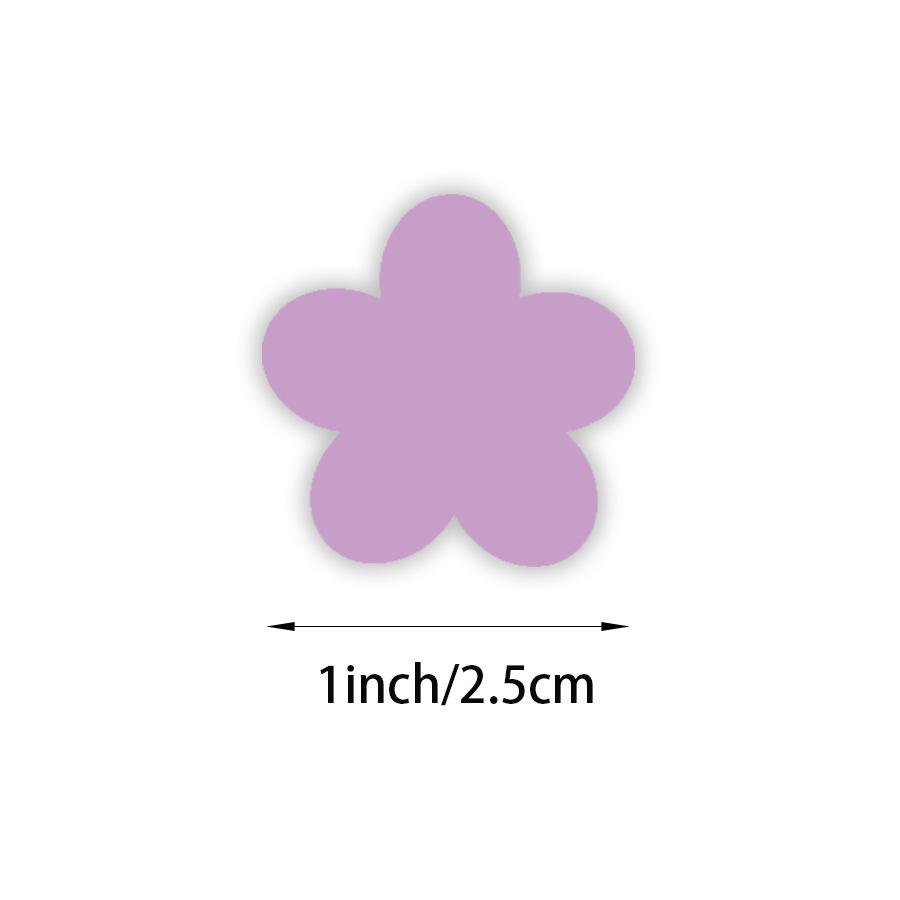Heart-Shaped Love Stickers - 500 Self-Adhesive Labels per Roll