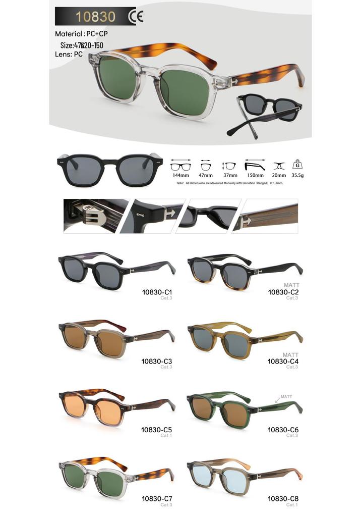 European and American Style Personalized Propionate Sunglasses