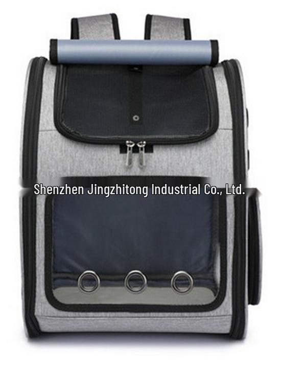 Breathable Expandable Pet Backpack: Portable, Foldable Carrier for Cats and Dogs