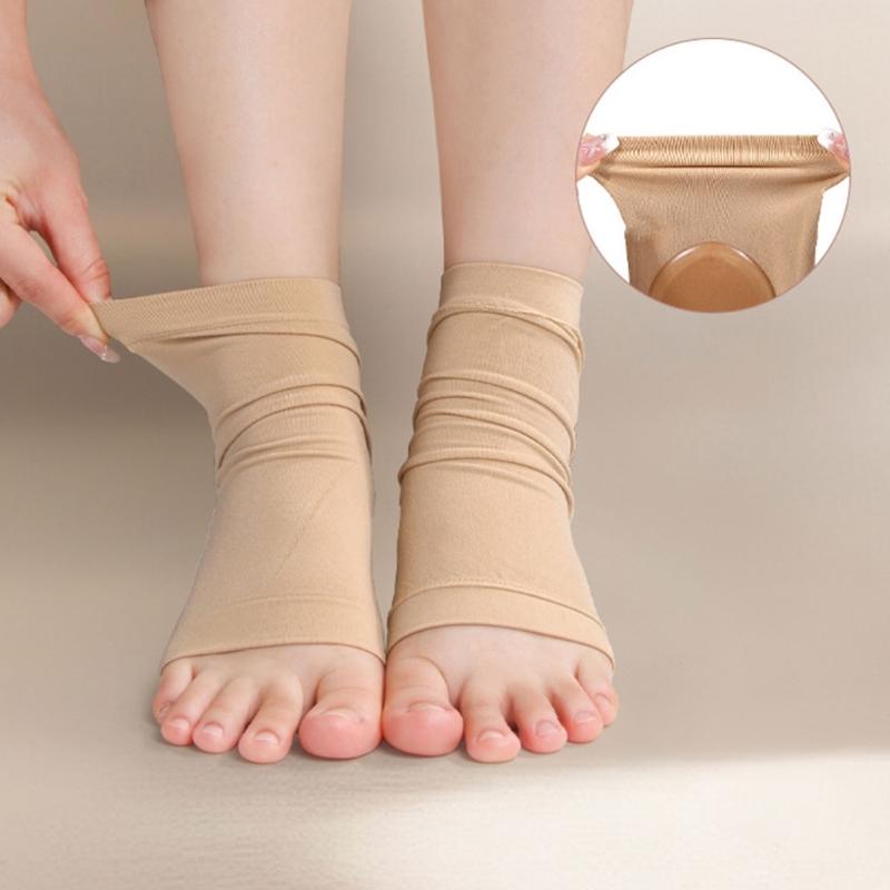 Reusable AntiCrack Heel Socks Foot Sleeves Orthopedic Arch supports Ergonomic Design For Nighttimes Hydrations Skin Repair
