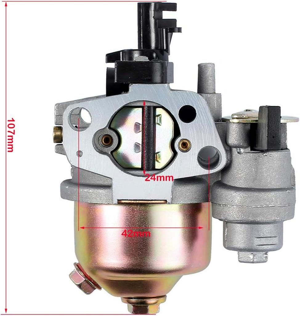 leihuo carburetor compatible with GX110, GX120, GX140, 4-5.5HP engines parallel