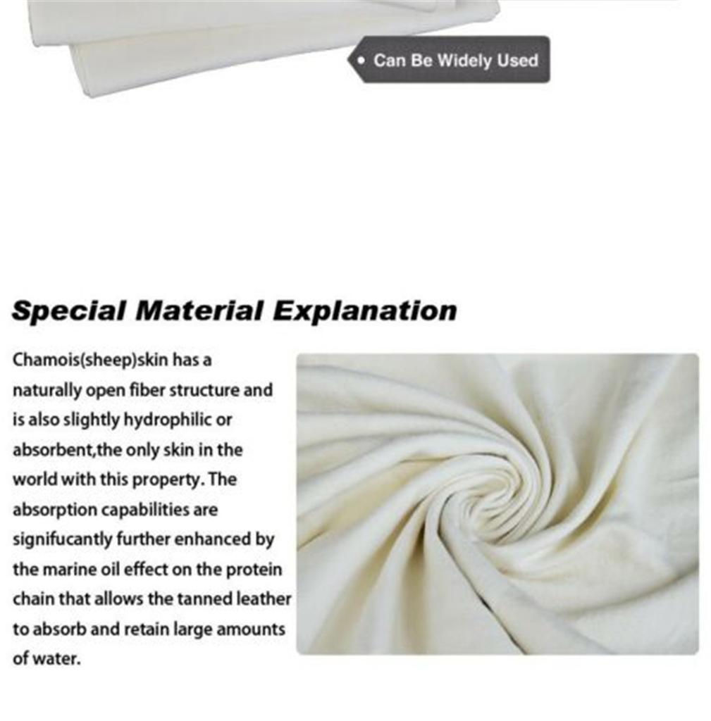New 50 X 80cm Chamois Leather Universal Car Cleaning Towels Drying Washing Cloth