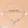 A Fashionable Diamond Butterfly Neckline Cross-border Jewelry Fashion Simple Water Drop Diamond Necklace Collar Chain