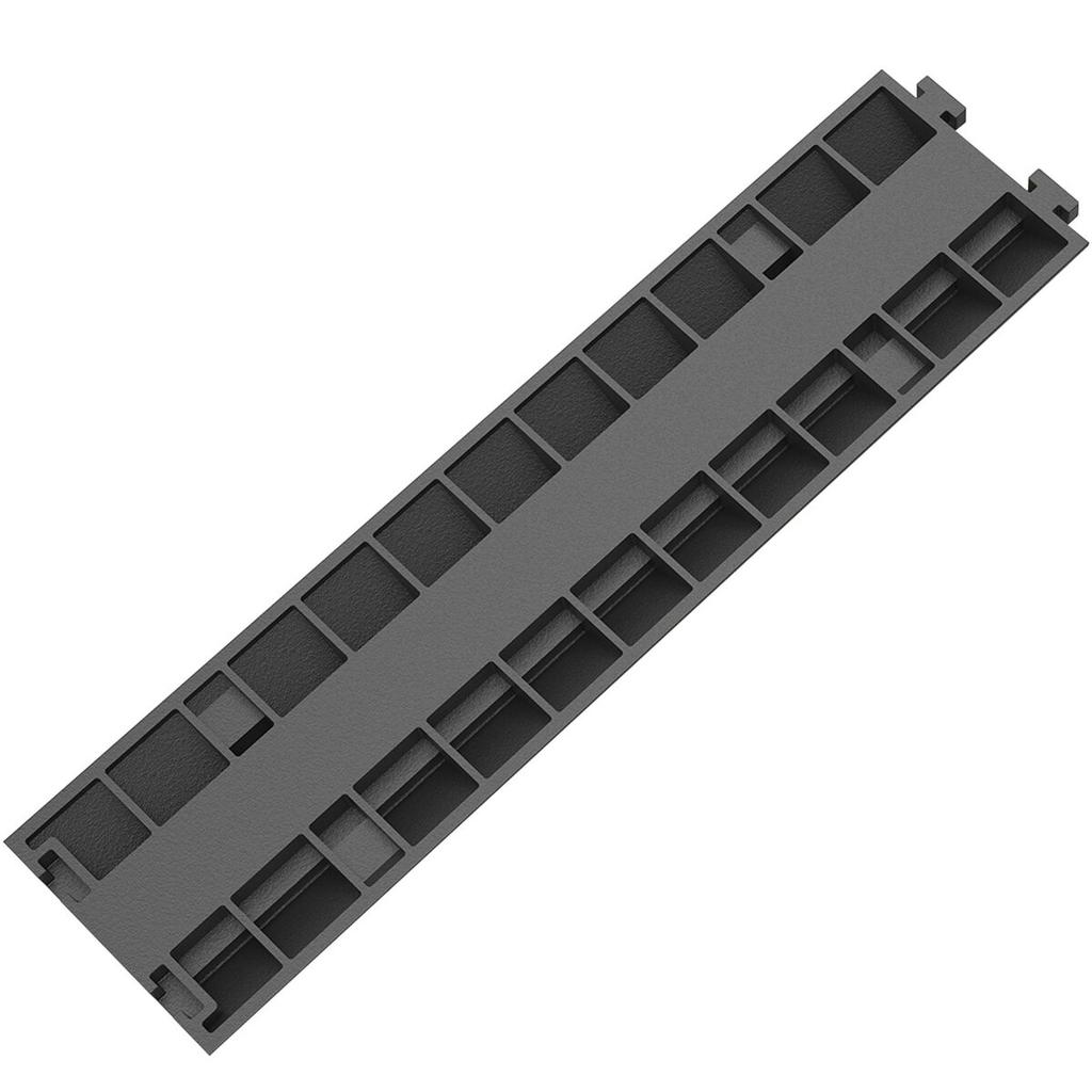 3 Pack of 2 11000lbs Per Axle Capacity Protective Wire Cord Ramp Driveway Rubber Traffic Speed Bumps Cable Protector