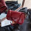 Large capacity leisure senior sense of shape soft durable fashion exquisite new light luxury commuting slanting cross shoulder handbag