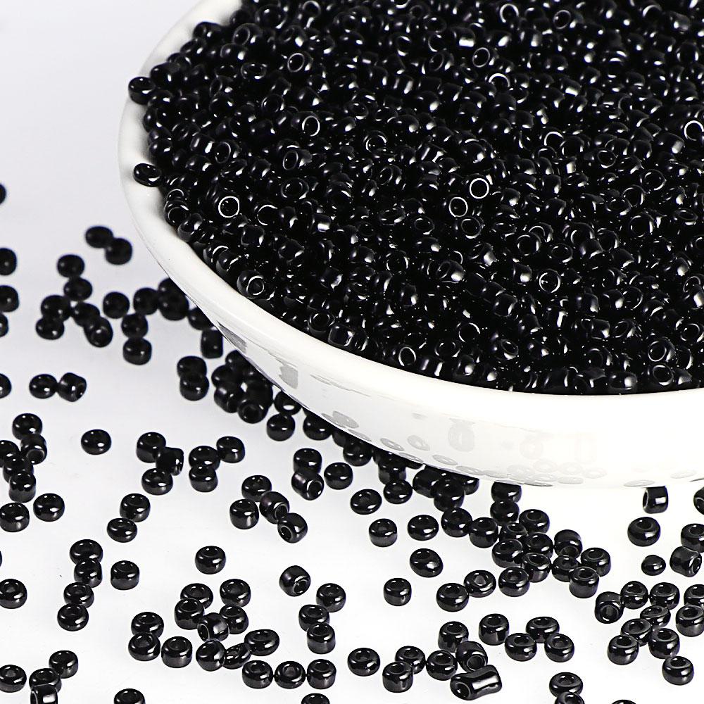 About1000/500/150pcs/Lot 2/3/4mm Glass Seed Beads Round Spacer Bead For DIY Earrings Bracelet Necklace JewelryMaking Accessories