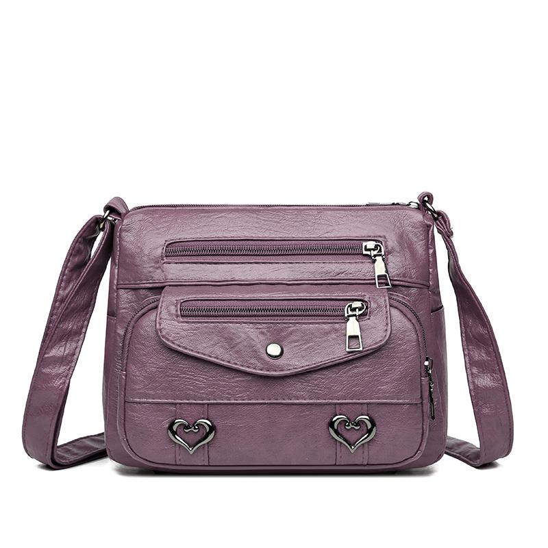 New Simple Leisure Women Messenger Bag Vintage Lightweight Large Capacity Female Shoulder Bag Crossbody Bag