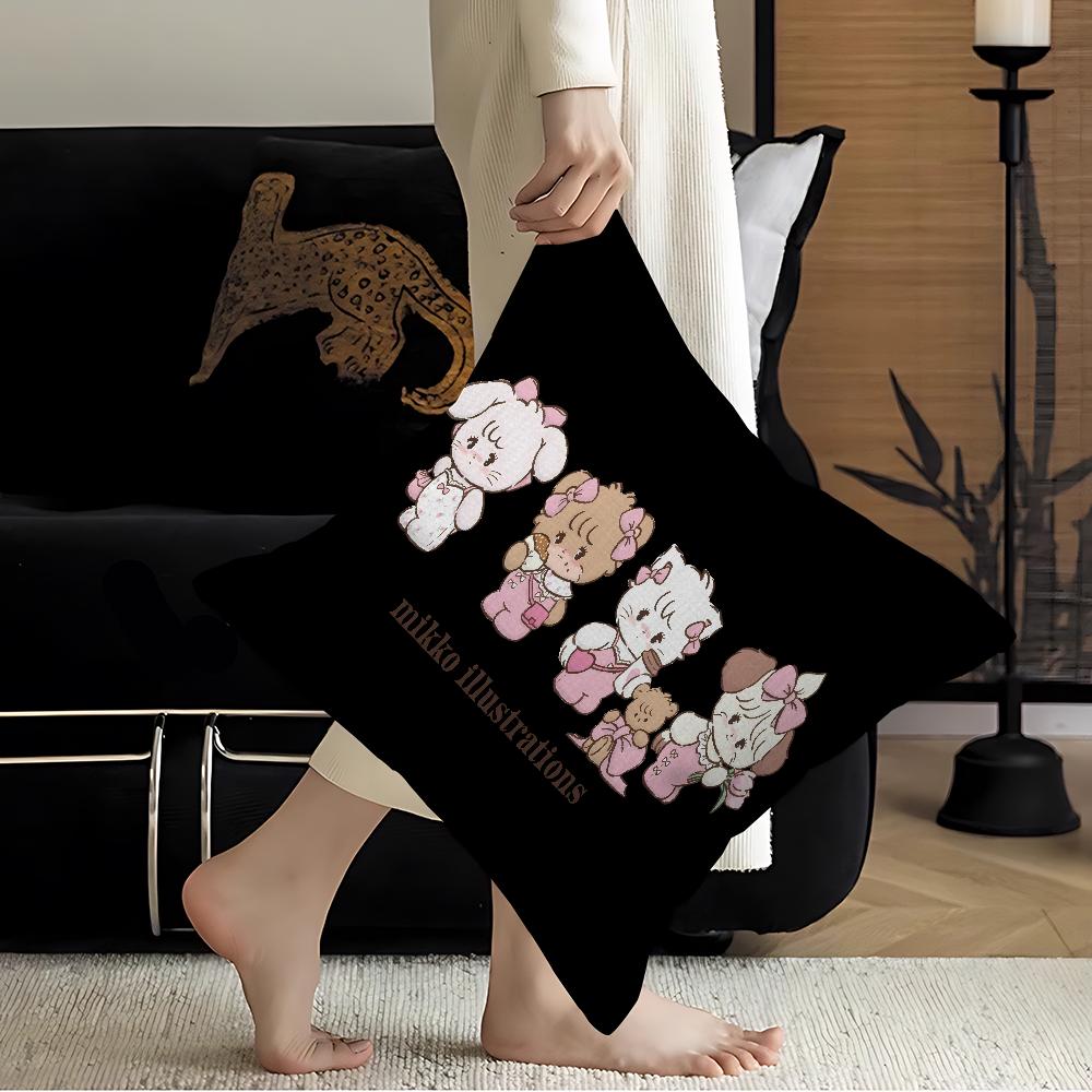 Mikko Anime Pillow Cover Design Cushion Cover Decor Holiday Decorati