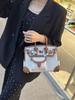 2025 Haute Couture Cargo Birkin Canvas Patchwork Women's Small Handbag with Wide Shoulder Strap
