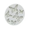Cake Decoration Molds Kitchen Baking Oval Shape Butterfly Pattern Fondant Chocolate Candy Silicone DIY Molds Kitchen Accessories