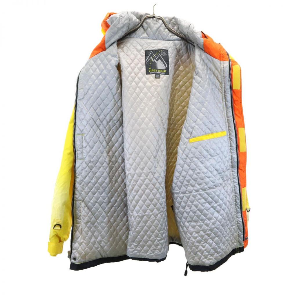 FIRSTDOWN Jacket XL Yellow hood Men's Used