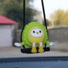 Rearview Mirror Decor Cute Crafts Charm Fruit Design Cute Rear View Mirror Accessories For Automobile Truck SUV Trailer Vehicle