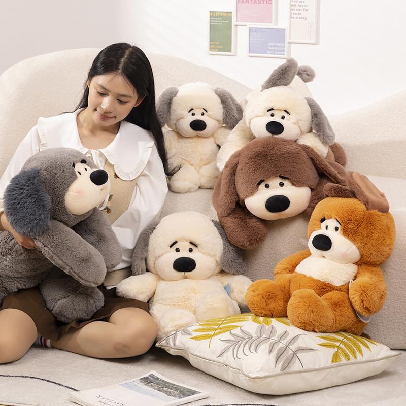 Plush Dog Fluffy Toy Adorable And Soft Huggable Stuffed Animal For Children And Gifts