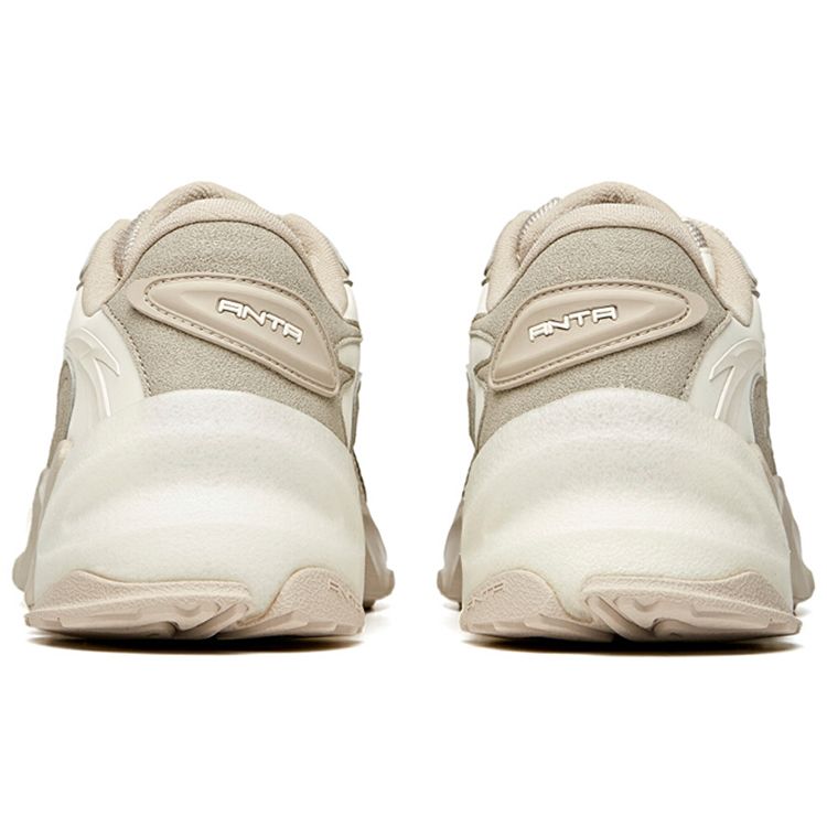 Anta Pulse Fabric Synthetic Leather Comfortable Versatile Slip Resistant Durable Lightweight Low Top Sneakers Men sneakers Gray 912048850-3