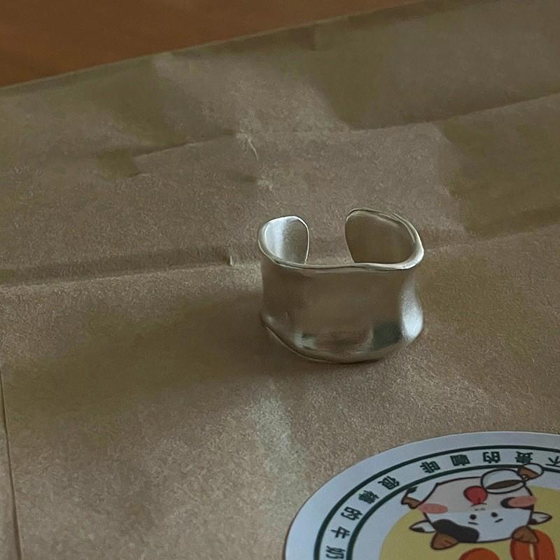 

Популярное простое ретро-кольцо с нишевым дизайном, высококачественное легкое роскошное универсальное кольцо с открытым ртом