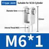 1Pcs M6 M8 M12 M16 M20 Threaded Pneumatic Cylinder Clevis  for Cylinder Rod Connecting