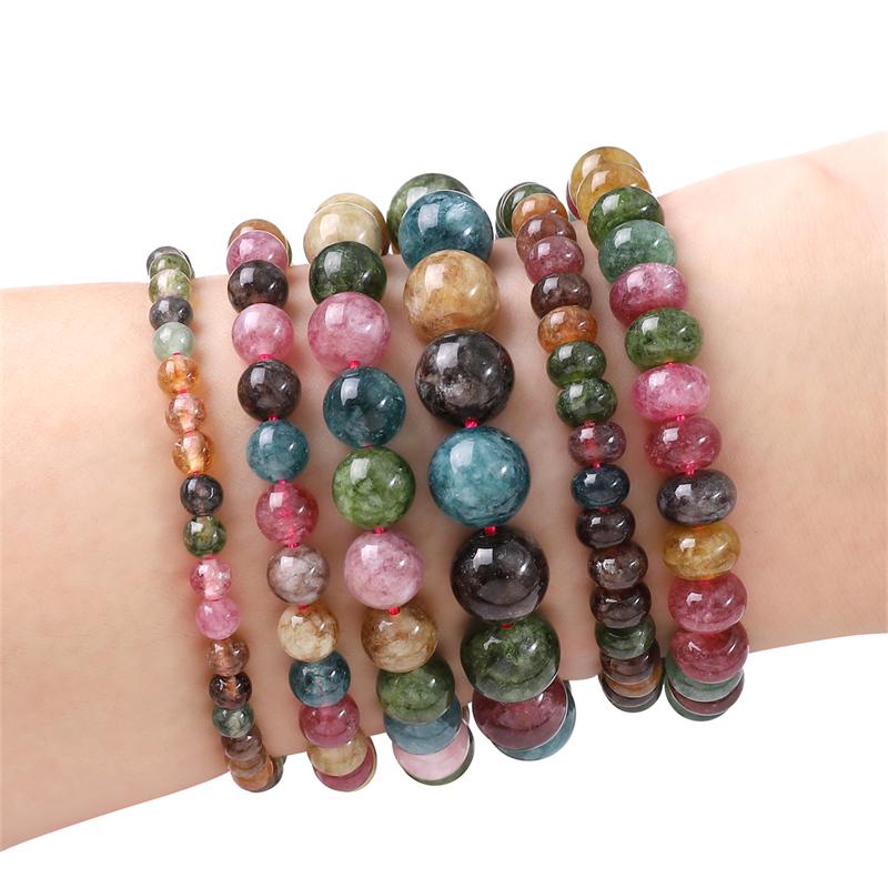 Syntetyczne Imitacje Turmalinu Koraliki do Liczydła, do Samodzielnego Tworzenia Naszyjników Bransoletek Biżuterii