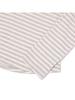 KIRSH Cherry Stripe Round Neck Long Sleeve Top [Melange Grey]