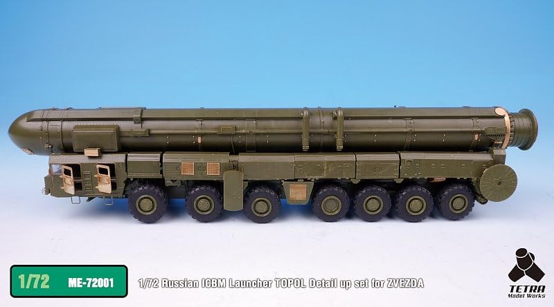 Tetra Model ME Series Russia Topol Plastic Model Parts ME7201 1/72 (ZV)