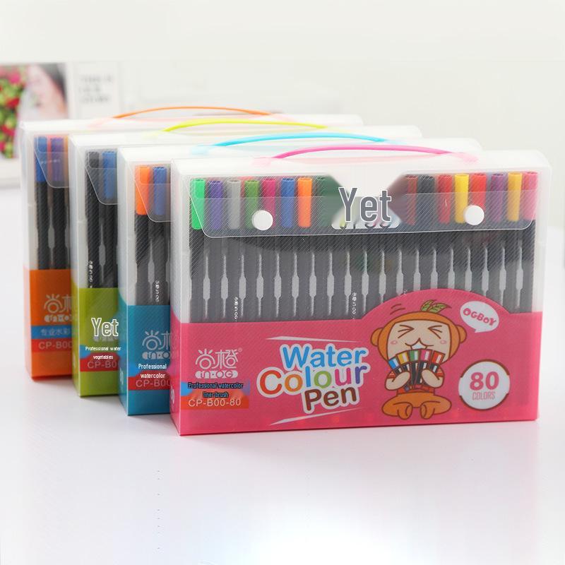 Dual-Tip Washable Watercolor & Fine Liner Pen Set
