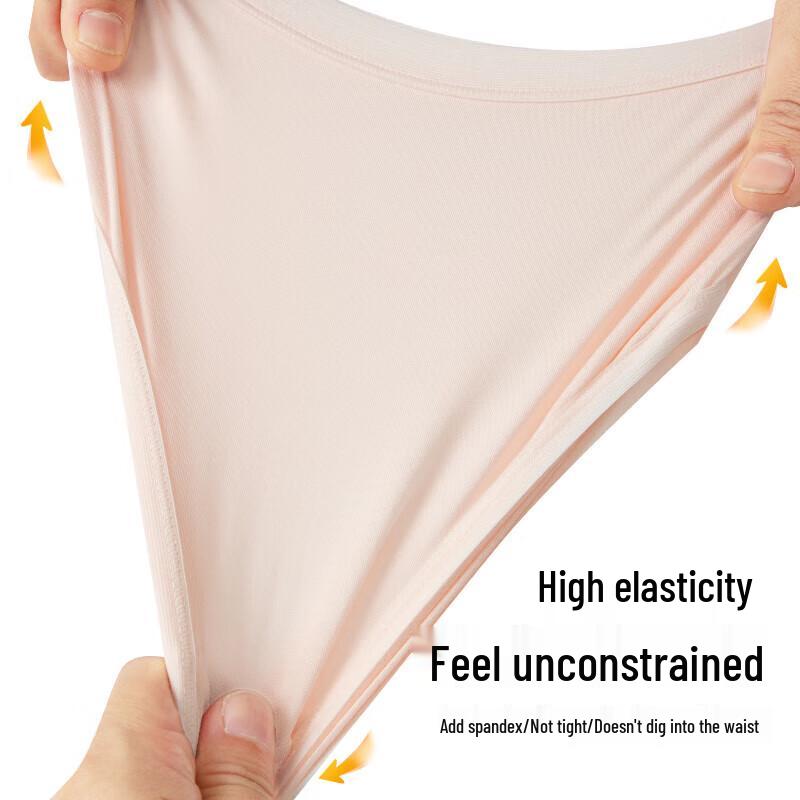 Yiershuang Women's Modal Mid-Waist Briefs 3-Pack