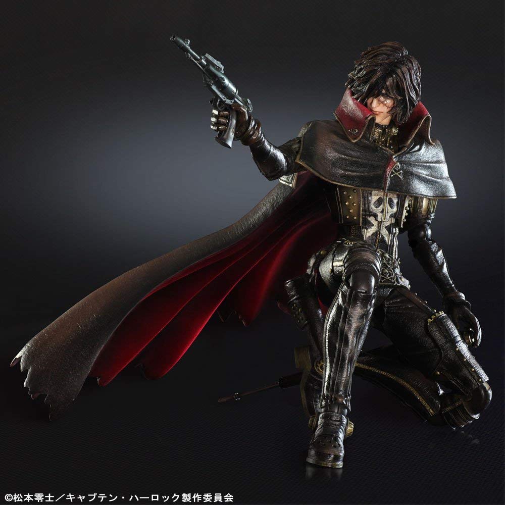 Captain Harlock PLAY ARTS Kai Harlock Painted Action (PVC Figure)