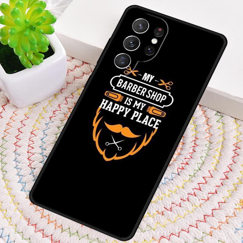 Barber Shop Hair Stylist Phone Case for Samsung Galaxy Note 10 Pro S26 Ultra S23 S24 FE S25 S21 S22 PLUS Shockproof Cove